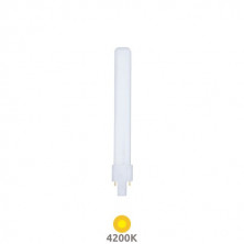 Bombilla PL LED 9w 2 Pins G23 4200K 830Lm 232x32mm GSC C1/50