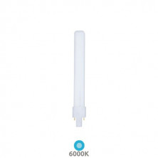 Bombilla PL LED 9w 2 Pins G23 6000K 840Lm 232x32mm GSC C1/50
