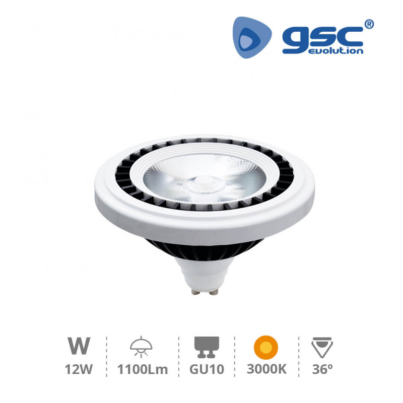 Bombilla AR111 LED COB 12w GU10 3000K 220V GSC C1/100
