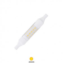 Bombilla Lineal LED R7s 78mm 5,5w 4200K 620Lm Diámetro 15mm 220V GSC C10/400