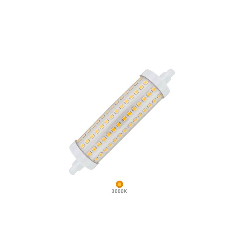 Bombilla Lineal LED R7s REGULABLE 118mm 13w 3000K 1550Lm Diámetro 29mm 220V GSC C10/100 UUS