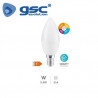 Bombilla Vela LED E14 REGULABLE Inteligente 5,5w RGB + CTT 470Lm GSC C10/100