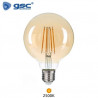 Bombilla Globo LED E27 G95 7w 2500K 680Lm Filamento Vintage GSC C1/20