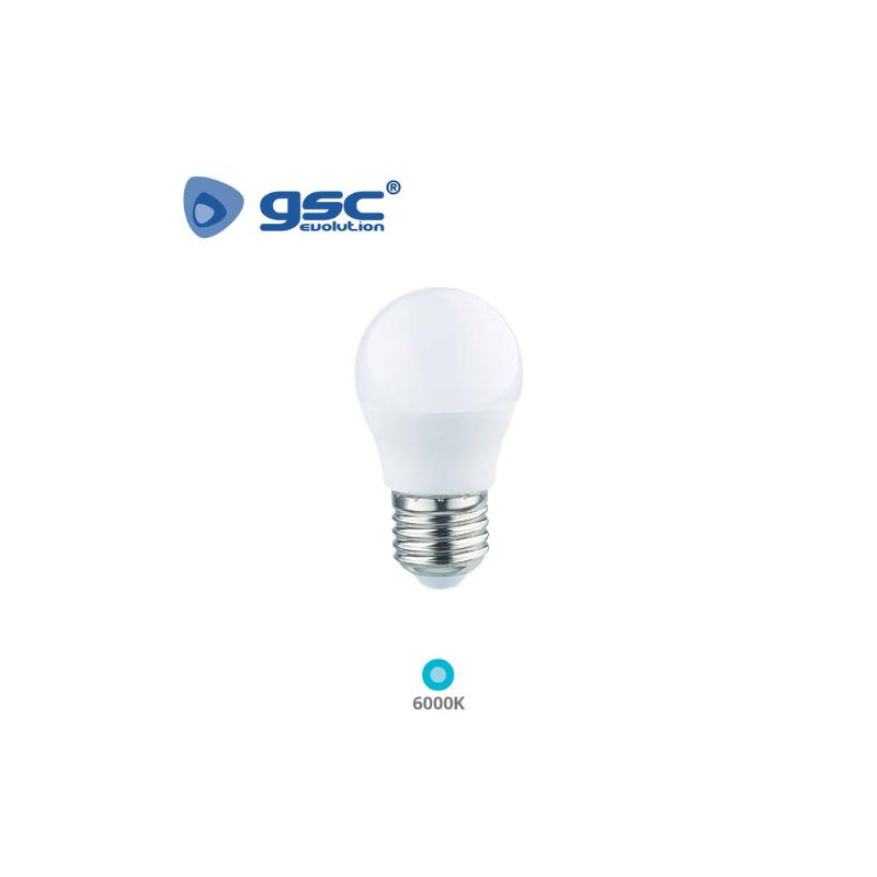 Bombilla Esférica LED E27 8,5w 6000K 806Lm 220V GSC C10/100