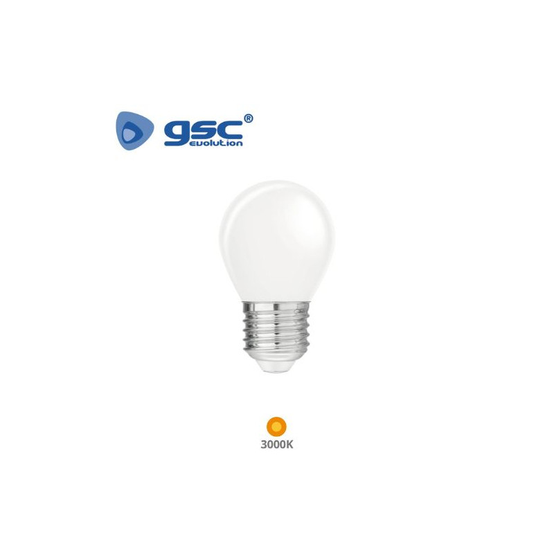 Bombilla Esférica LED E27 6w 3000K 806Lm Serie CRISTAL 220V GSC C10/100