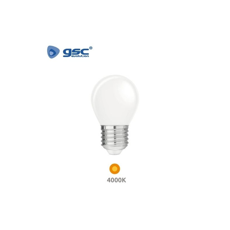 Bombilla Esférica LED E27 6w 4000K 806Lm Serie CRISTAL 220V GSC C10/100