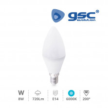 Bombilla Vela LED E14 7w 6000K 720 Lm ÚLTIMAS UNIDADES