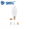 Bombilla Vela LED E14 3w 3000K 250Lm GSC C10/100