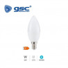 Bombilla Vela LED E14 3w 6000K 250Lm  GSC C10/100