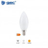 Bombilla Vela LED E14 6,5w 3000K 600Lm  GSC C10/100