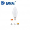 Bombilla Vela LED E14 8,5W 3000K GSC C10/100