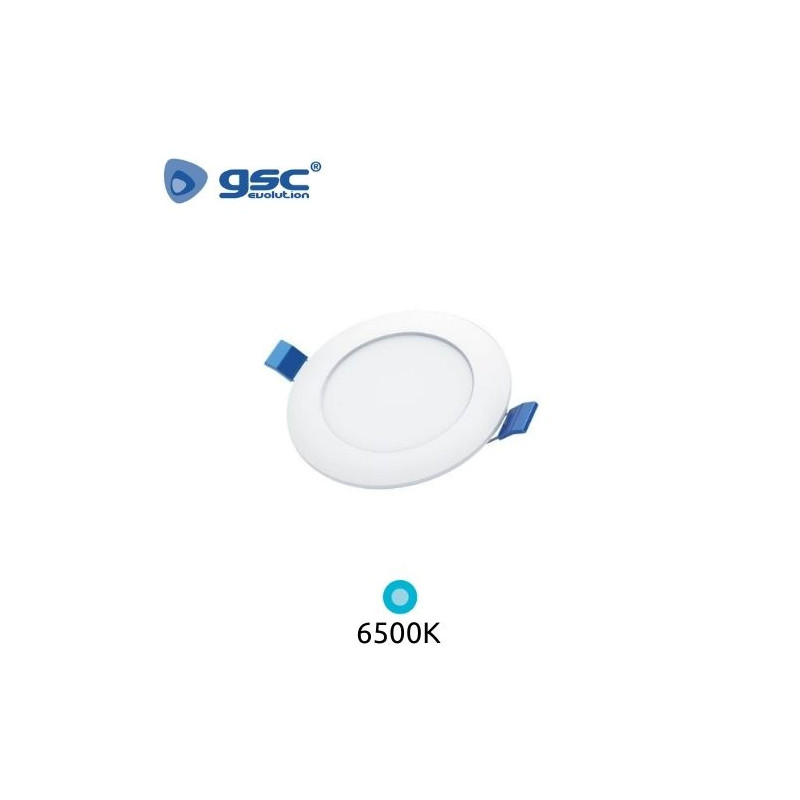 Downlight LED Redondo EMPOTRABLE 6w 6500K Color del marco Blanco 120x23mm Belur GSC C1/40 UUS