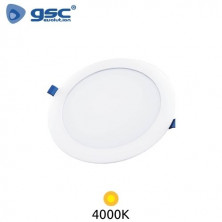 Downlight LED Redondo EMPOTRABLE 24w 4000K Color del marco Blanco 225x23mm Belur GSC C1/20 UUS