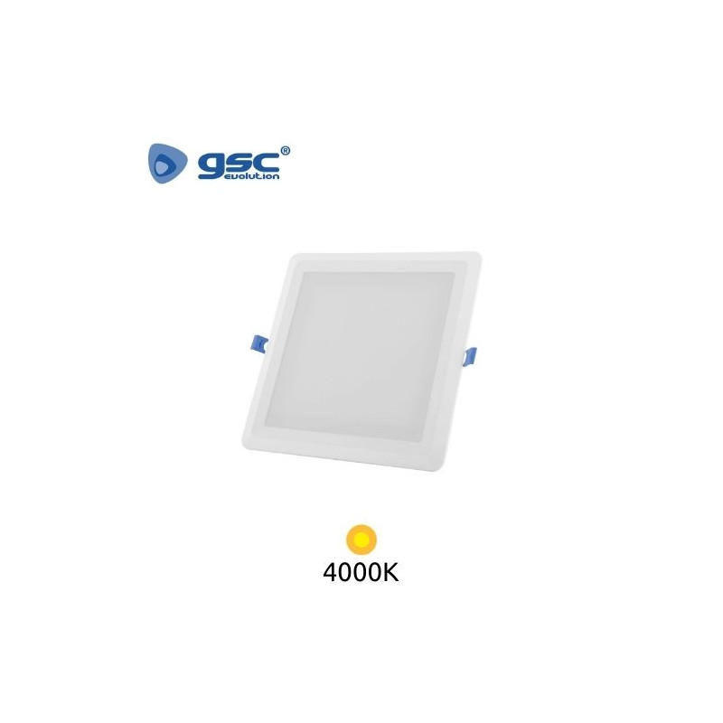 Downlight LED Cuadrado EMPOTRABLE 18w 4000K Color del marco Blanco 225x225x24mm Londa GSC C1/1 UUS