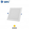 Downlight LED Cuadrado EMPOTRABLE 18w 4000K Color del marco Blanco 225x225x24mm Londa GSC C1/1 UUS