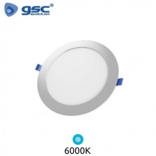 Downlight LED Redondo EMPOTRABLE 18w 6000K Color del marco Gris 225x23mm Belur GSC C1/20