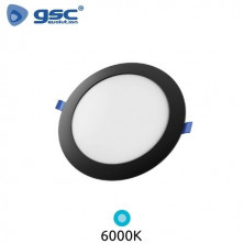 Downlight LED Redondo EMPOTRABLE 18w 6000K Color del marco Negro 225x23mm Belur GSC C1/20 UUS