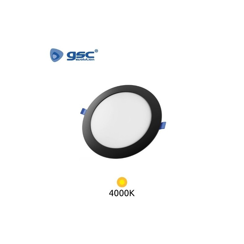 Downlight LED 18w 4000K marco Negro 225x23mm Belur ÚLTIMAS UNIDADES
