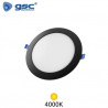 Downlight LED 18w 4000K marco Negro 225x23mm Belur ÚLTIMAS UNIDADES