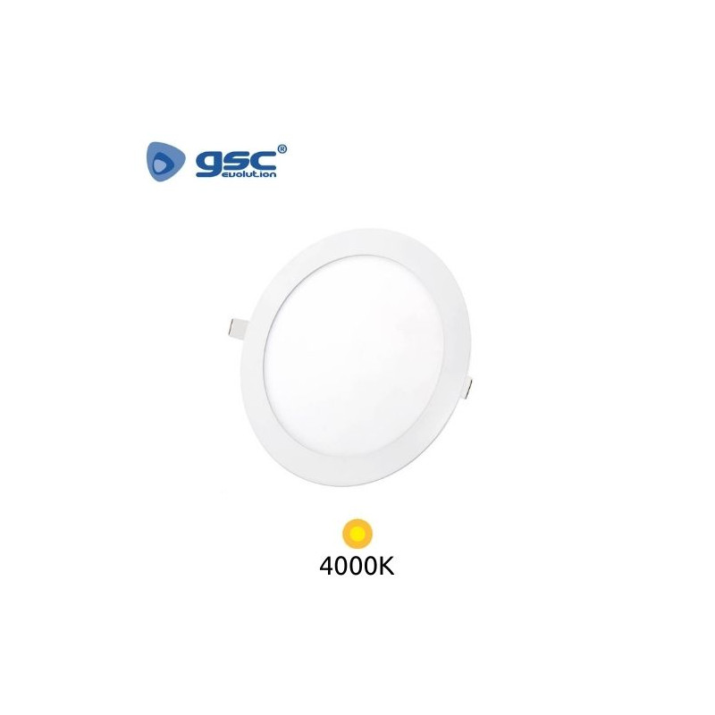 Downlight LED Redondo EMPOTRABLE 18w 4000K Marco Blanco 225x21mm Virey GSC C1/20