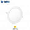 Downlight LED Redondo EMPOTRABLE 18w 4000K Marco Blanco 225x21mm Virey GSC C1/20