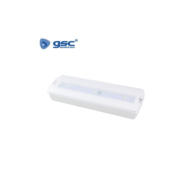 Luminaria de emergencia LED 3W con autotest Gunza GSC C1/50