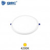 Downlight LED Redondo DIÁMETRO AJUSTABLE 20w 4200K Marco Blanco 230x20mm Nevale GSC C1/20