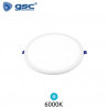 Downlight LED Redondo REGULABLE EMPOTRABLE 20w 6000K Color marco Blanco 230x20mm Nevale GSC C1/20