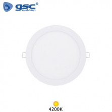 Downlight LED Redondo EMPOTRABLE 20w 4200K Color del marco Blanco Diámetro 240mm Lonbu GSC C1/20