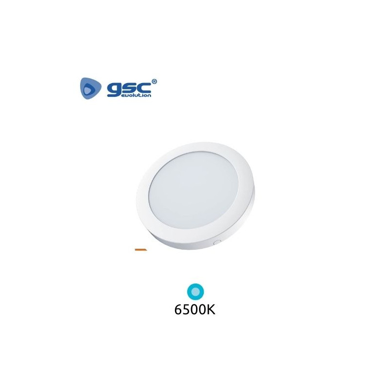Downlight LED Redondo SUPERFICIE 12w 6500K Color del marco Blanco 170x28mm Bogur GSC C1/20 UUS