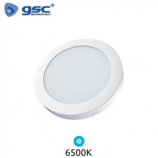 Downlight LED Redondo SUPERFICIE 24w 6500K Color del marco Blanco 225x28mm Bogur GSC C1/20 UUS