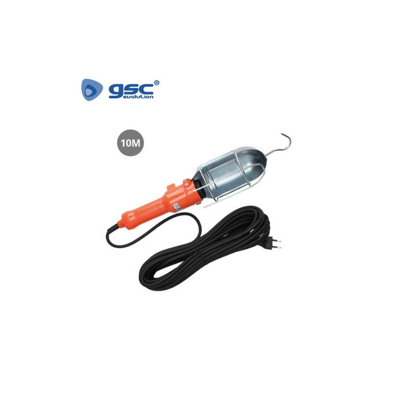 Lampara portatil Industrial 60w 220V 2x0.75 10 m GSC C1/20