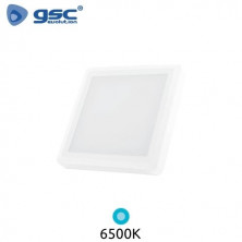 Downlight LED SUPERFICIE 18w 6500K marco Blanco 225x225x28mm ÚLTIMAS UNIDADES