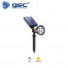 Estaca Jardín Solar LED 3w Regulable 4200K 250Lm Negro Alezu IP67 GSC C1/24