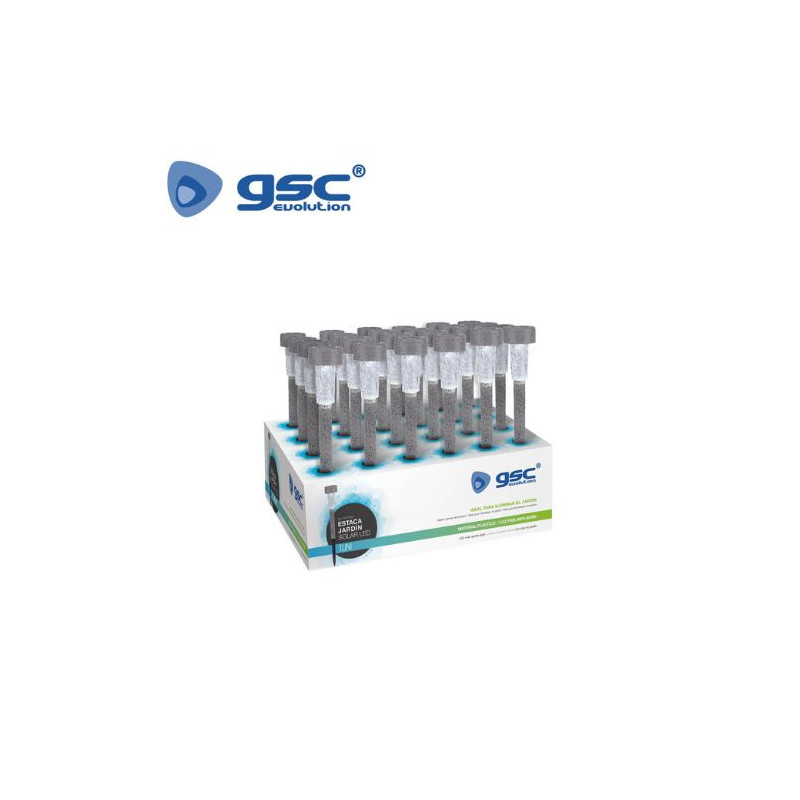 Estaca Jardín Solar LED 6000-8500K Piedra Tuni (Precio por unidad) GSC C24/24