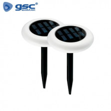 Estaca Jardín Solar LED 0,5w RGB Diámetro 140x210mm (Pack de 2 unidades) Volobe IP44 GSC
