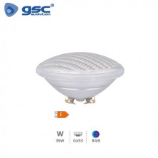 Bombilla PAR56 LED PISCINA GX53 35w RGB 3100Lm GSC C1/12