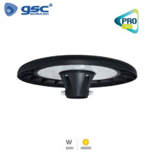 Farola LED 80w 4000K 8400Lm Diámetro 382x117mm IP65 Metut Pro Line Metut GSC