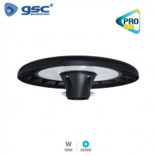 Farola LED 80w 6500K 8400Lm Diámetro 382x117mm IP65 Metut Pro Line Metut GSC