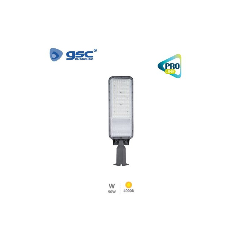 Farola LED 50w 4000K 6200Lm Diámetro 85x456x120mm IP65 Pemali Pro Line GSC