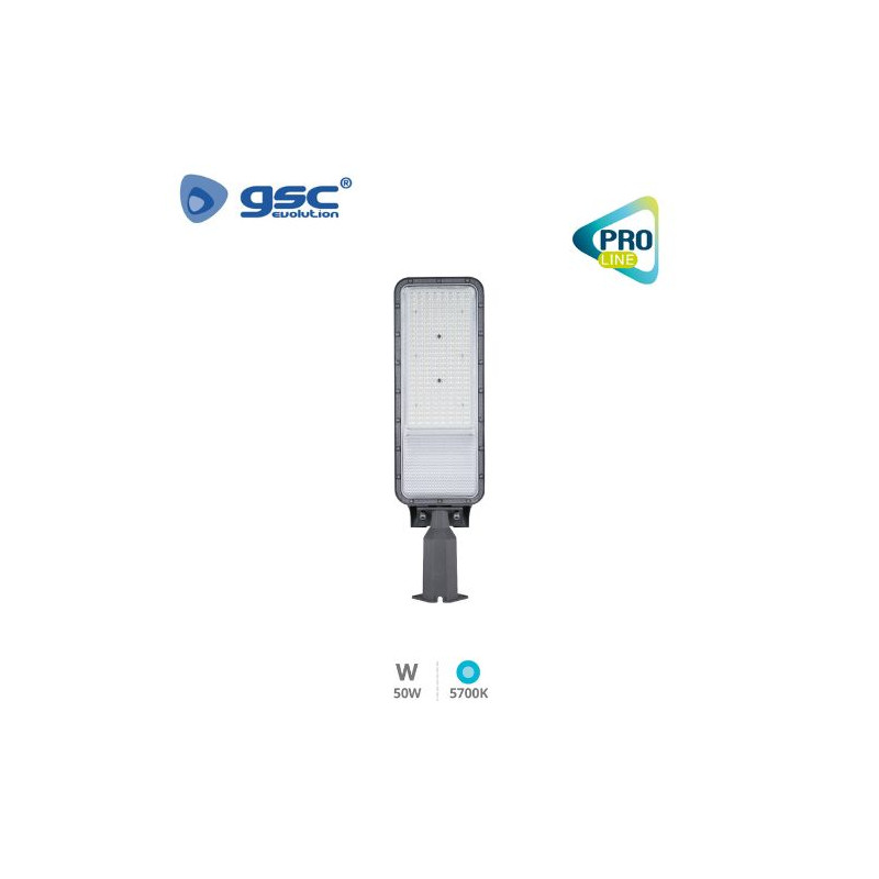 Farola LED 50w 5700K 6200Lm Diámetro 85x456x120mm IP65 Pemali Pro Line GSC