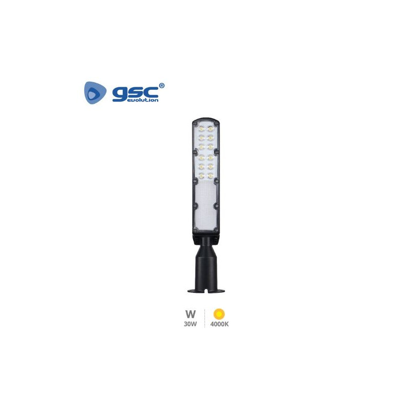 Farola LED 30w 4000K 2700Lm Diámetro 67x424x76mm IP65 Kudat GSC