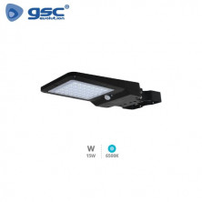 Farola solar LED 15w 6500K 1600 Lm Sensor movimiento y crepuscular ÚLTIMAS UNIDADES