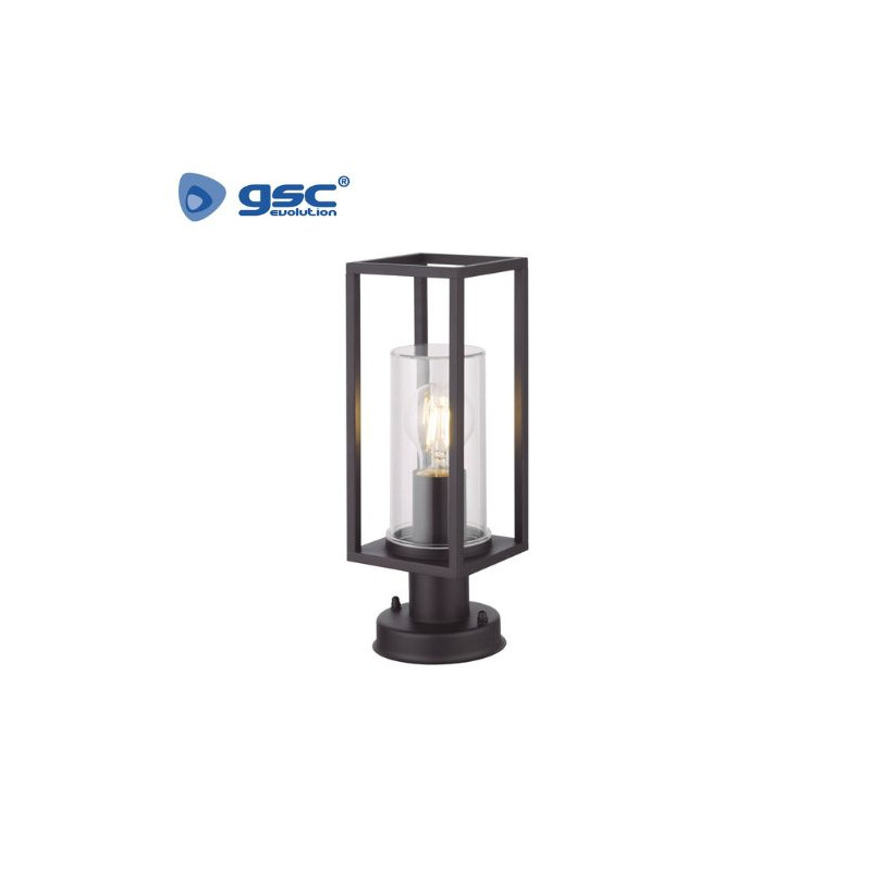 Farol jardín E27 IP44 15w Sobremuro Gris Antracita Serie Betka GSC C1/6