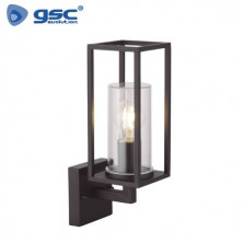 Farol jardín E27 IP44 15w Brazo arriba/abajo Gris Antracita Serie Betka GSC C1/6