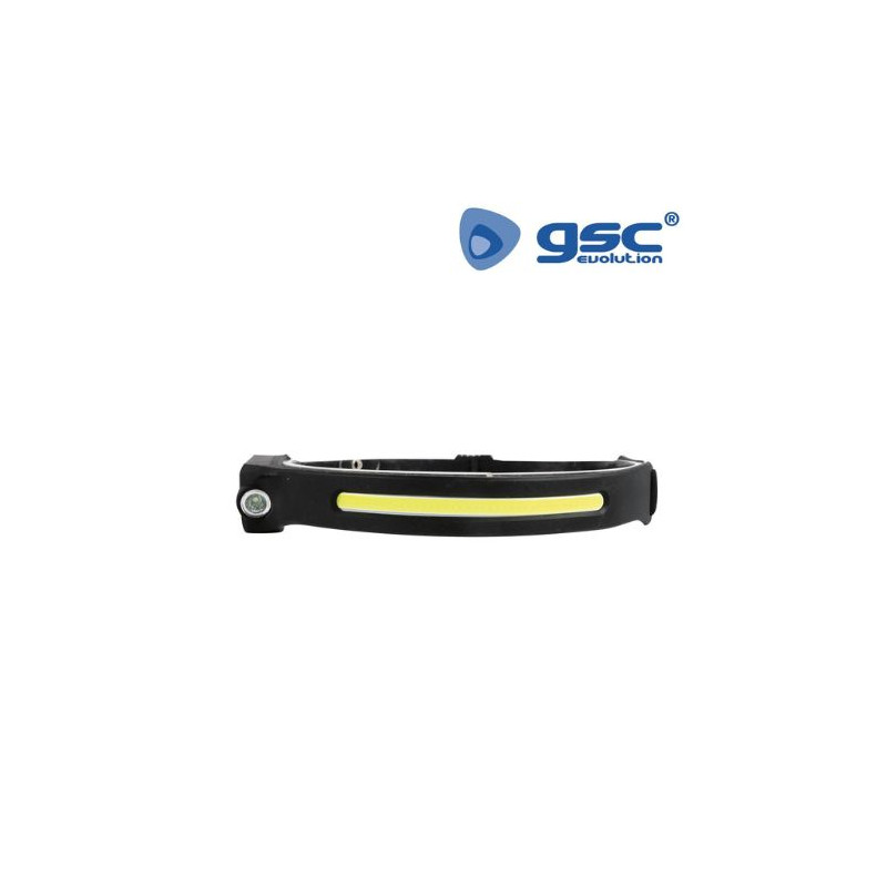 Linterna Frontal LED RECARGABLE 5w 300Lm con Sensor IPX4 GSC C50/100