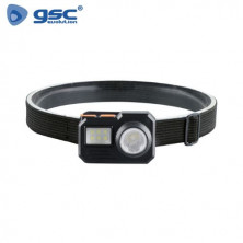 Linterna Frontal LED RECARGABLE 1w 80Lm Caja de 12 unidades (Precio por unidad) GSC C12/96