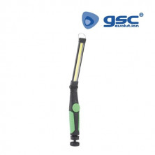 Linterna de trabajo LED RECARGABLE 3w 300Lm Plegable Verde y Negra IP20 GSC C1/50