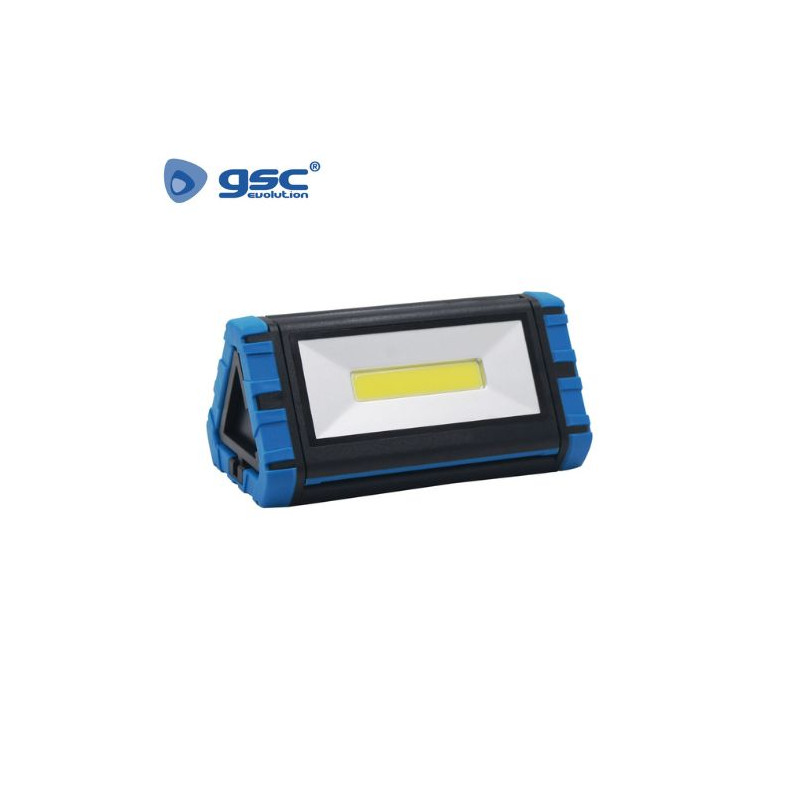 Linterna de trabajo LED RECARGABLE 10w 1000Lm Hojas desplegables GSC C1/15