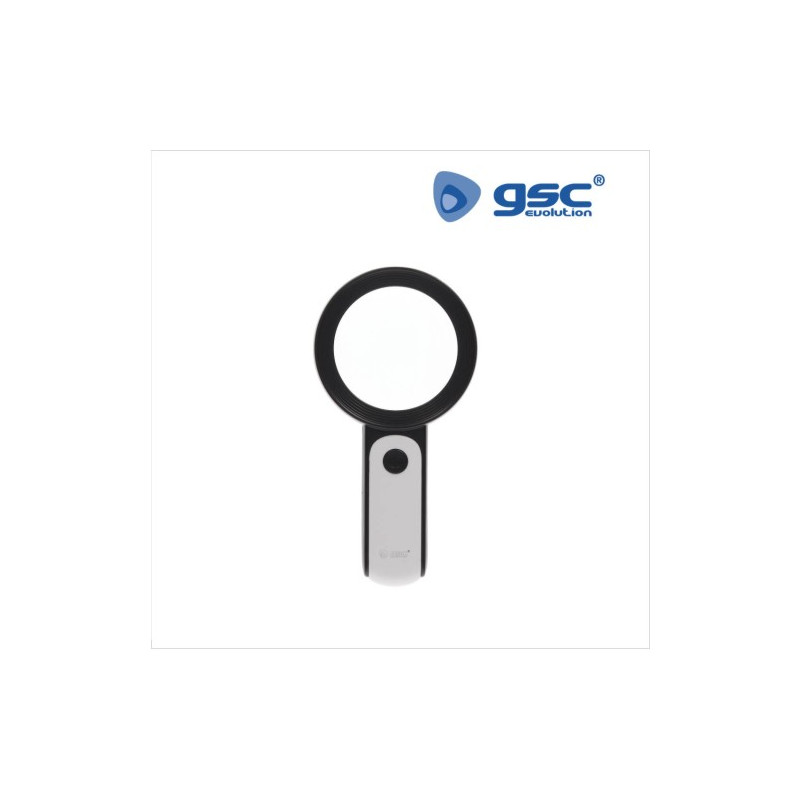 Lupa de mano 5X aumento 18 LEDs 3 modos GSC ÚLTIMAS UNIDADES